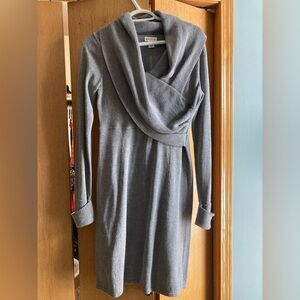 Dakini Gray Cowl Neck Dress